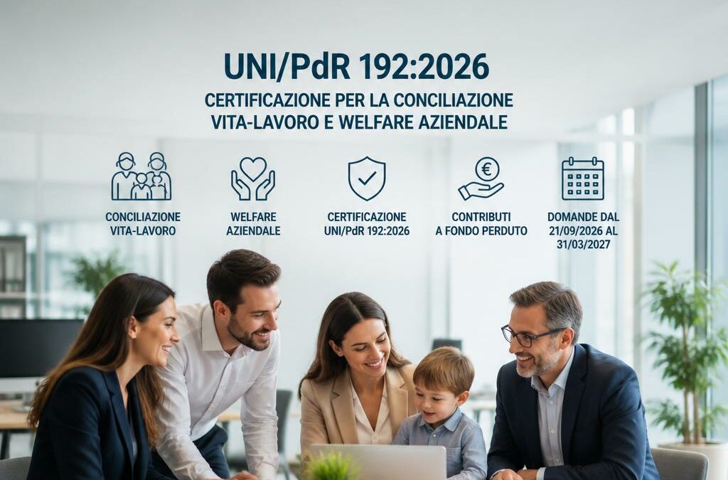 UNI/PdR 192:2026: al via i contributi a fondo perduto per le imprese